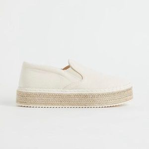 H&M Platform Esparadilles- Size 9